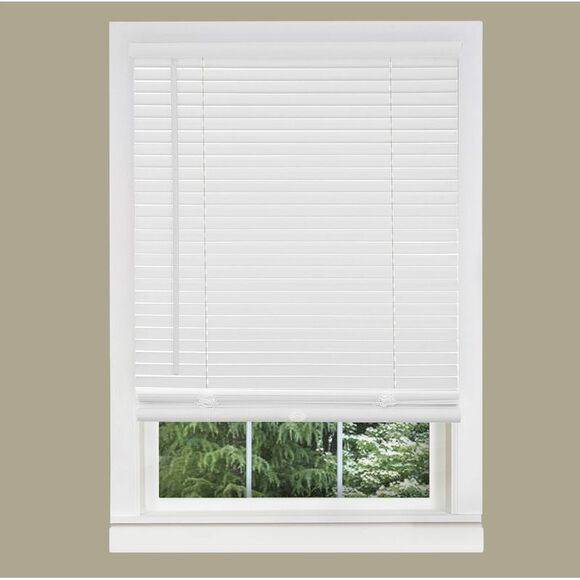 Bali Blinds 1" Vinyl Cordless Blind, 34" x 64", White - Picture 1 of 1